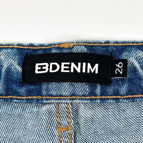 EB Denim NWT Enzo Mid Rise Barrel Jeans Women’s Size 26 Laguna Casual - Picture 5 of 8